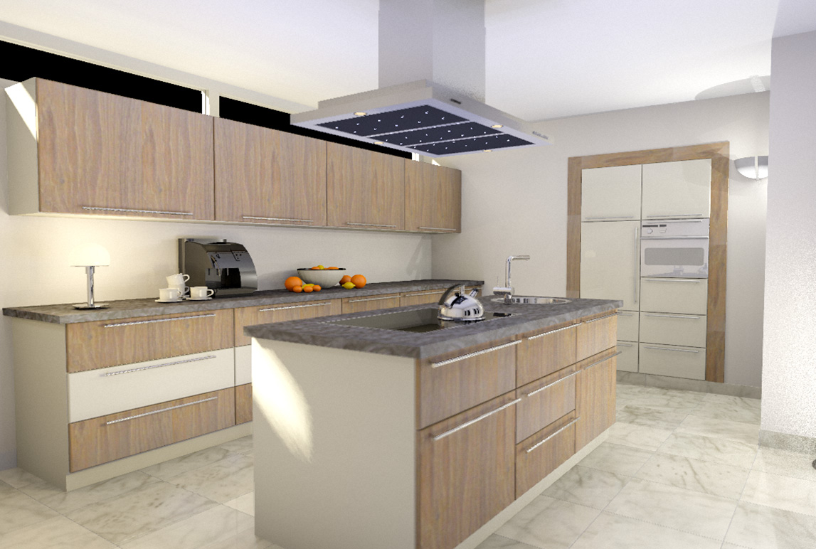 screenshot 3d tekening keuken