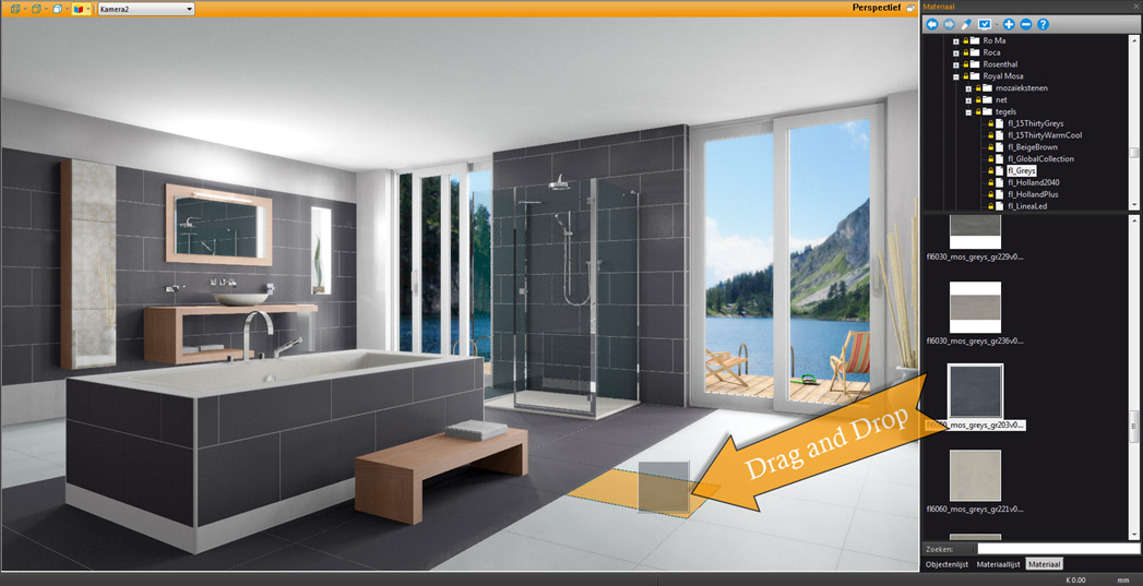 screenshot 3d software tegelbranche